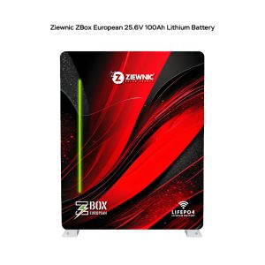 Ziewnic ZBox European 25.6V 100Ah Lithium Battery