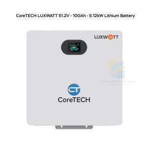 CoreTECH LUXWATT 51.2V - 100Ah - 5.12kW Lithium Battery