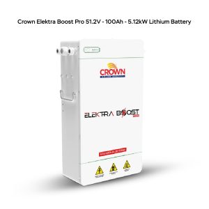 Crown Elektra Boost Pro 51.2V - 100Ah - 5.12kW Lithium Battery